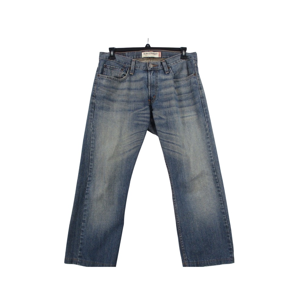 Levis 514 Slim Straight Jeans Mens Blue Denim Pants 540-785-2639